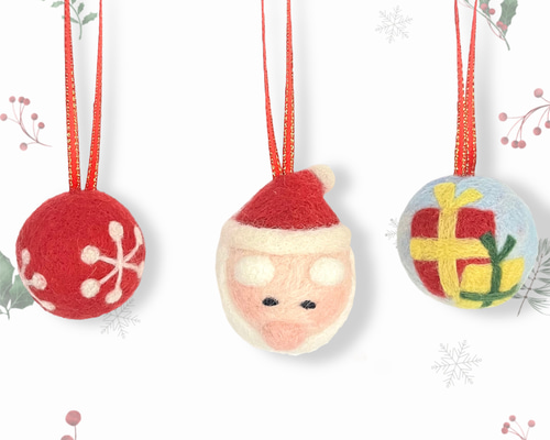 専用ページ　クリスマス作品　羊毛フェルト BIGなモコモコクリスマスツリー 羊毛フェルト その他インテリア雑貨