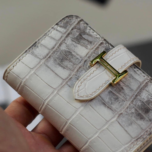 ヒマラヤポロサスタロコダイル使用キーケースxカードケース(手縫い