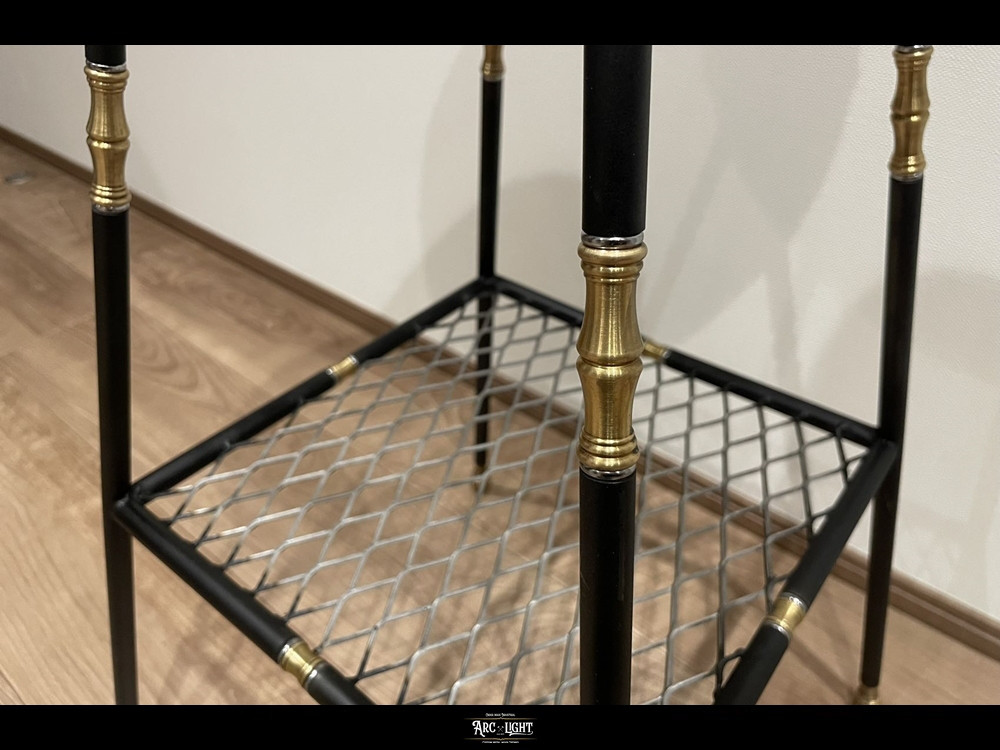 アイアンハイスツール　丸椅子　プランタースタンド　オールハンドメイド品　インダストリアル家具