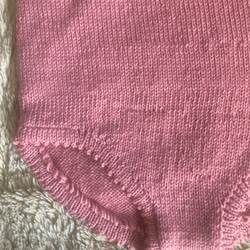 手編み毛糸のパンツ　大人Ｌサイズ　メリノウール使用 2枚目の画像