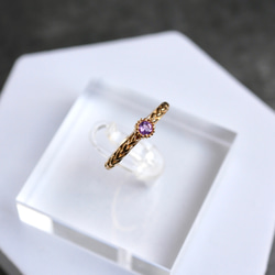 SV925  0047  braid ring -birth stone- 12枚目の画像