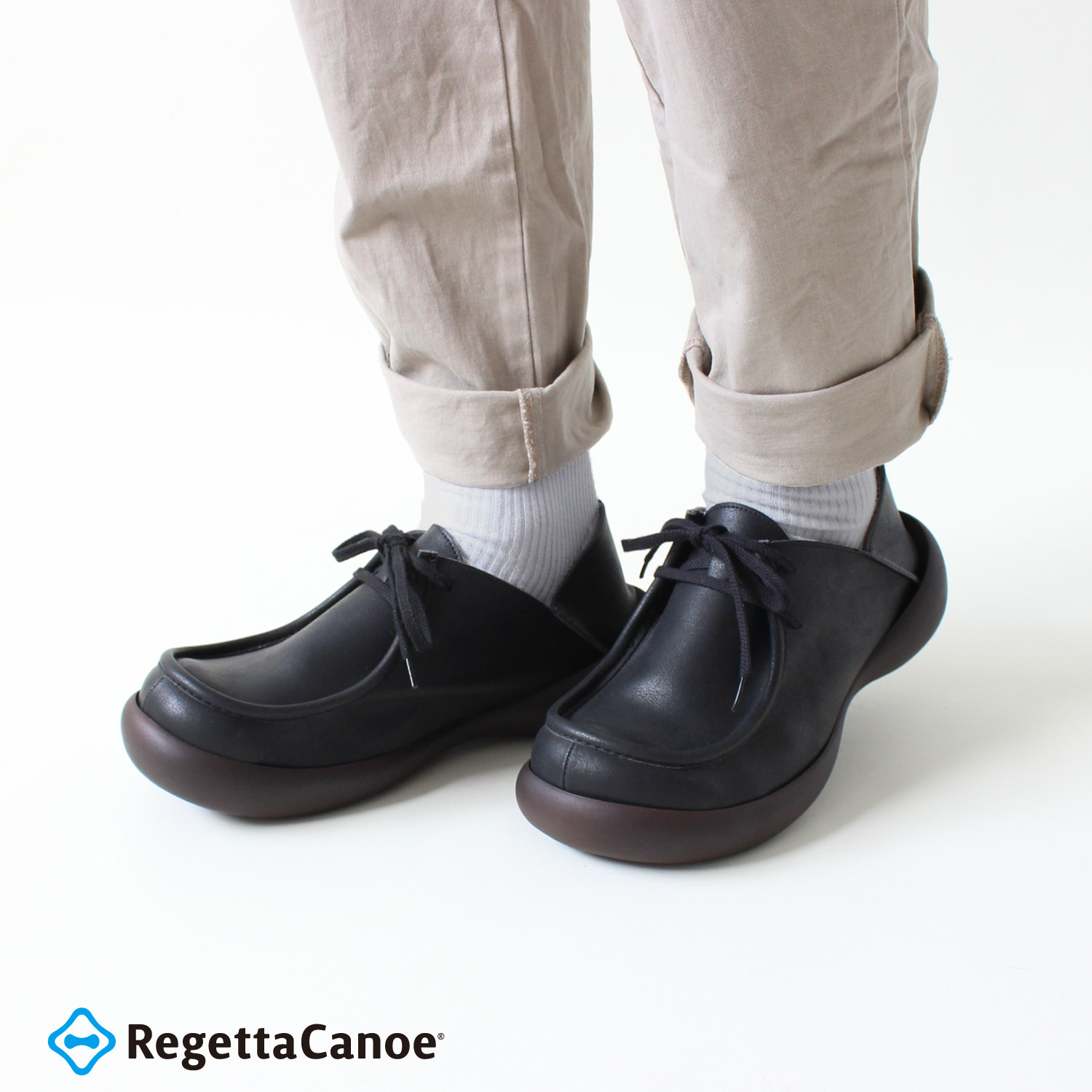 2WAY ワラビーシューズ アンティーク調 メンズ RegettaCanoe-リゲッタカヌー- CJFS-6926