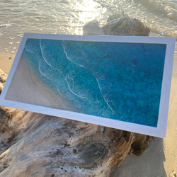★セール中★超立体　沖縄の海 レジンアートボード　美ら海　オーシャンアート　　N352 5枚目の画像