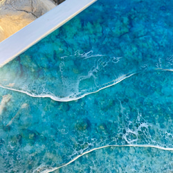 ★セール中★超立体　沖縄の海 レジンアートボード　美ら海　オーシャンアート　　N352 6枚目の画像
