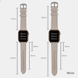 刻印無料　クリスマス　ギフト　本革 時計 WatchBand001 (apple watch)#mm00000089a 11枚目の画像