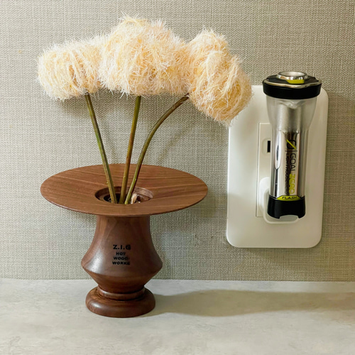 送料込】ゴールゼロ専用 木製シェード ろくろスタンド セット