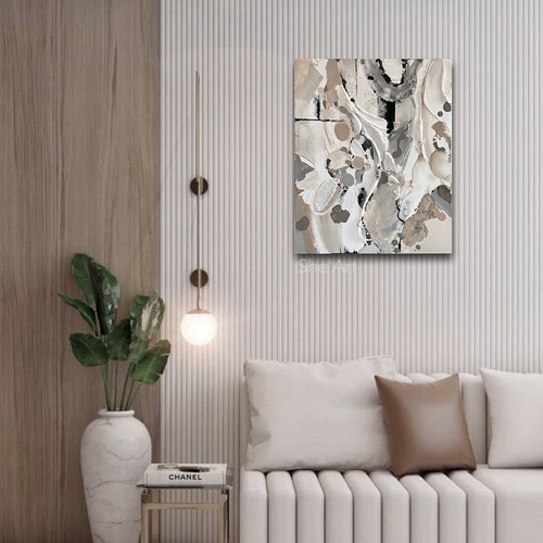 原画XL：65×53・modern・グレージュ /モダンアート・北欧 絵画