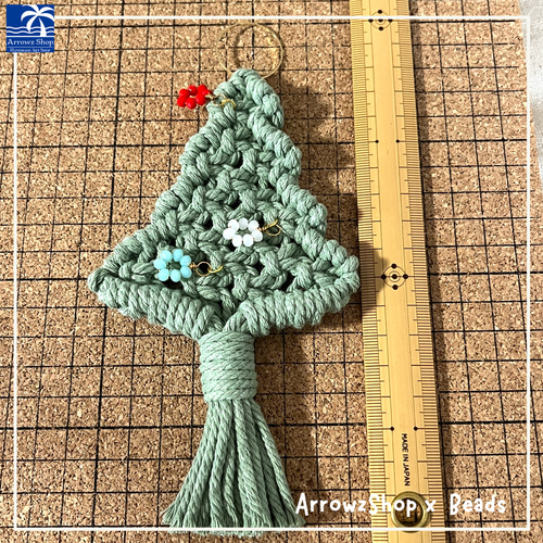マクラメ ミニタペストリーツリー Xmas tree mini マクラメタペストリー ☆ミニ☆ その他