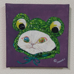 油絵　ネズミ4 油絵ネズミ4