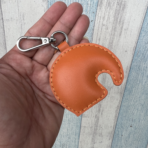 Leatherprince Handmade Leather} 台湾 MIT オレンジ かわいい象の