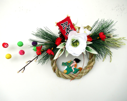 辰（たつ）のお正月リース飾り 大24-2 リース kisetukazari2 通販