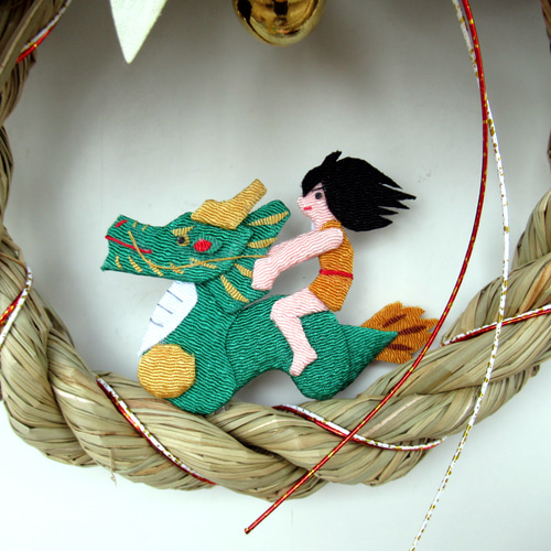 辰（たつ）のお正月リース飾り 大24-2 リース kisetukazari2 通販