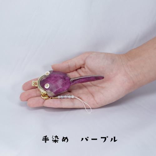 おたまじゃくしのミニがま口 ストラップ付 がま口 MAKERS-KP