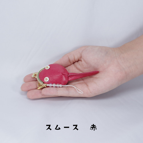 おたまじゃくしのミニがま口 ストラップ付 がま口 MAKERS-KP