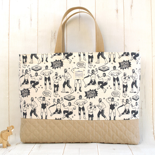 覆面プロレスラー40×30レッスンバッグ ユニーク♬ ルチャリブレ