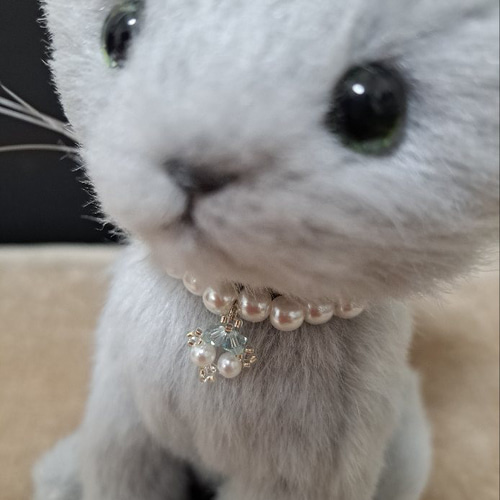 白い仔猫 スノーフレークちゃん ぬいぐるみ 海外作家様 アーティストベア ロシア m17848505959_1.jpg?1717811916