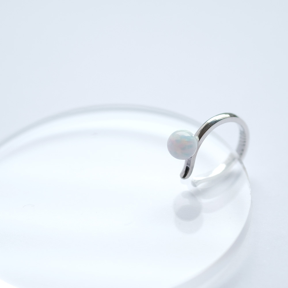 プチ オパール イヤーカフ シルバー925