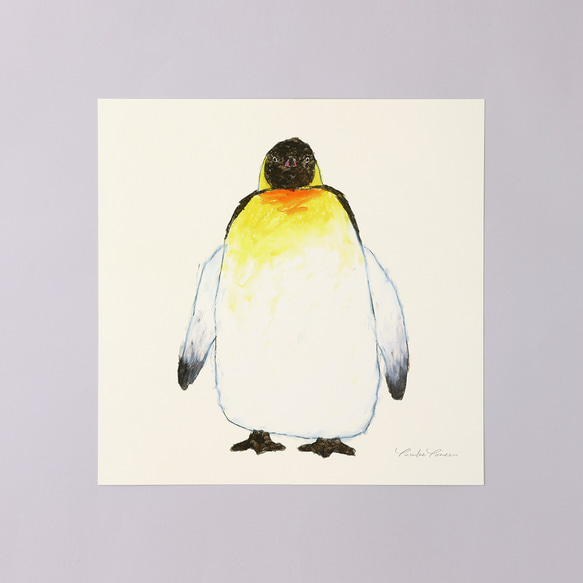 アートポスター30　ペンギン/ivory（ペンギン/アイボリー） 3枚目の画像
