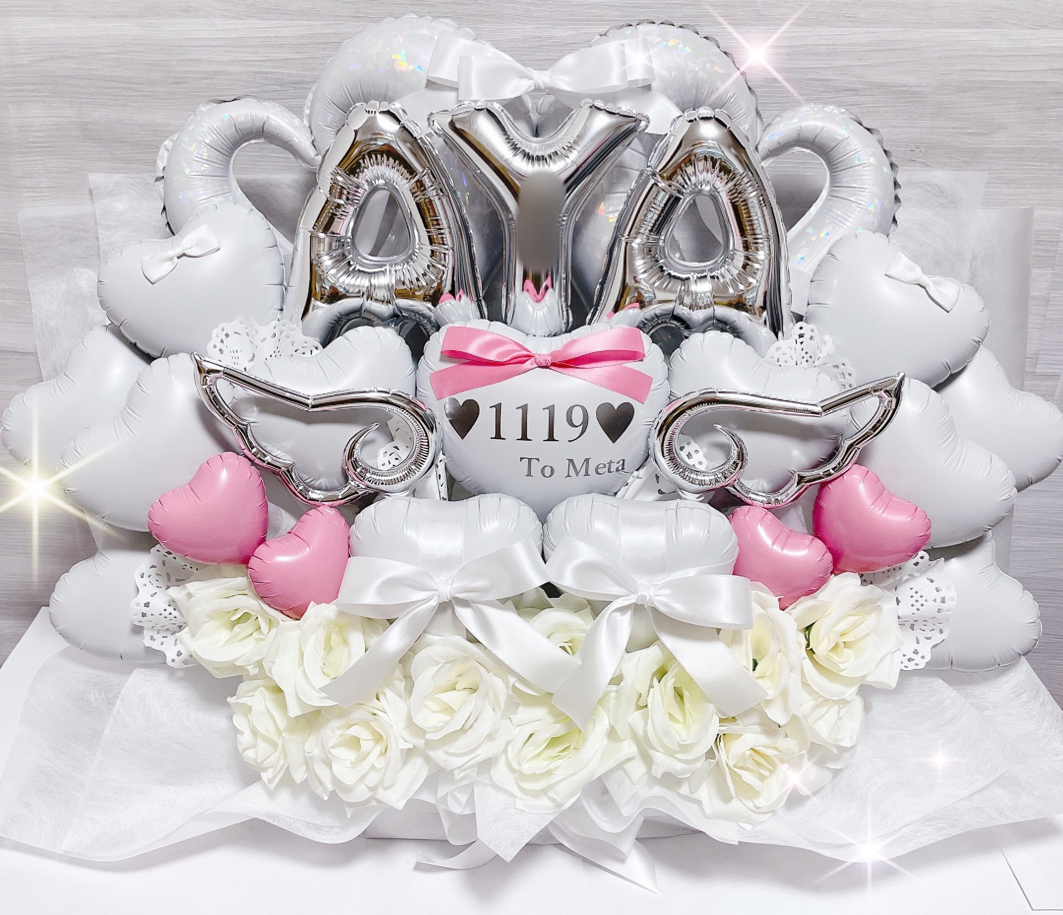 バルーンギフト　バルーンアレンジ 結婚祝い　誕生日　生誕祭　推し　開店祝い　ギフト　プレゼント　バルーン　卒業　卒業式