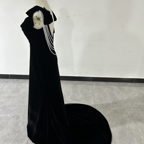 即納!オードリー風!パーティードレス 黒 マーメイドライン 背中見せ シアーな美しさ ドレス David1021k Dress 通販|Creema(クリーマ) 16896689 即納!オードリー風!パーティードレス 黒 マーメイドライン 背中見せ シアーな美しさ ドレス David1021k Dress 通販|Creema(クリーマ) 16896689