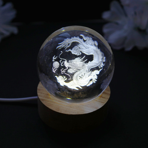 天然石等の鑑賞用に LEDライト ライトステージ 台座 木製 USBタイプ