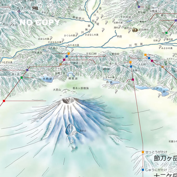 山梨百名山チャレンジマップ 2枚目の画像