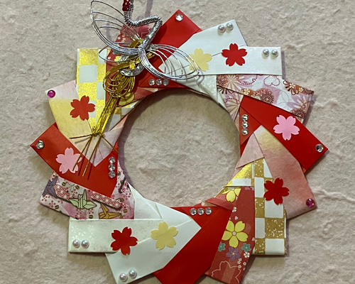 お正月リース♪No.24 お急ぎ便 クリスマス リース「Happy X'mas & New Year～2way