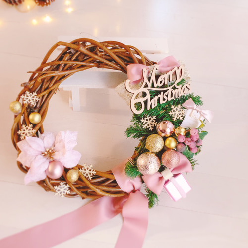 リース クリスマスリース 玄関リース 可愛い おしゃれ