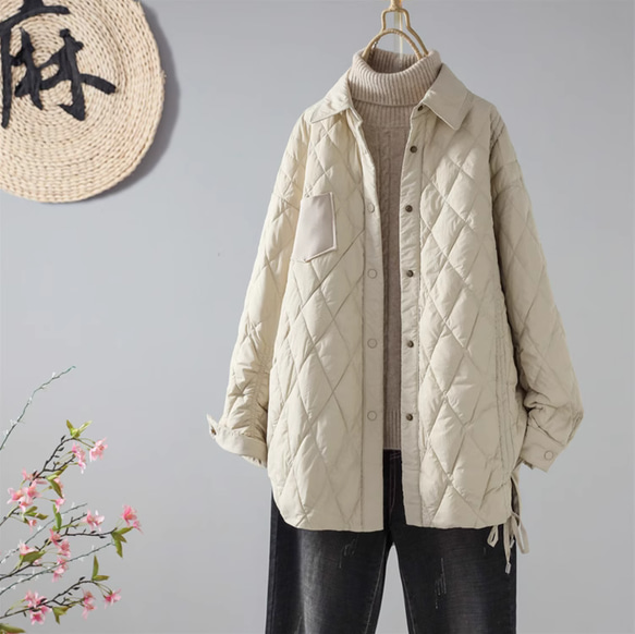 【全3色】冬 90%ダウンジャケット　カジュアルな軽い 厚手のコート　防風ジャケット　ミディアム 3枚目の画像