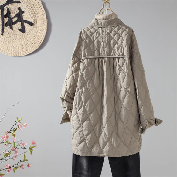 【全3色】冬 90%ダウンジャケット　カジュアルな軽い 厚手のコート　防風ジャケット　ミディアム 2枚目の画像