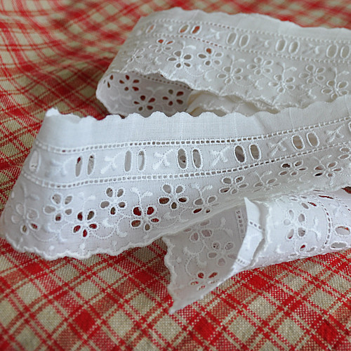 仏ヴィンテージ】カットワークレース*A レース Lutinettes*** 通販