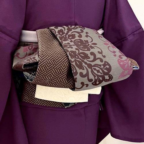 ☆送料無料1本で何通りにも○長尺○【半幅帯のようなリバーシブル