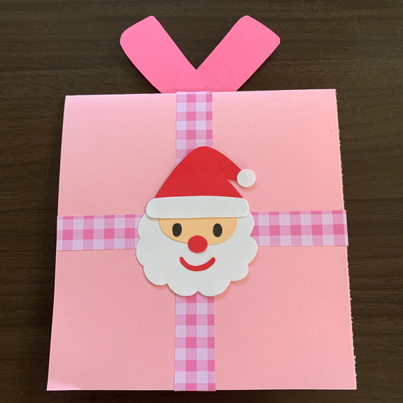 クリスマス☆プレゼント☆サンタ☆製作台紙☆8枚セット 4枚目の画像