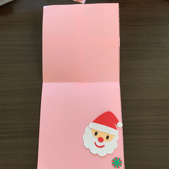 クリスマス☆プレゼント☆サンタ☆製作台紙☆8枚セット 5枚目の画像