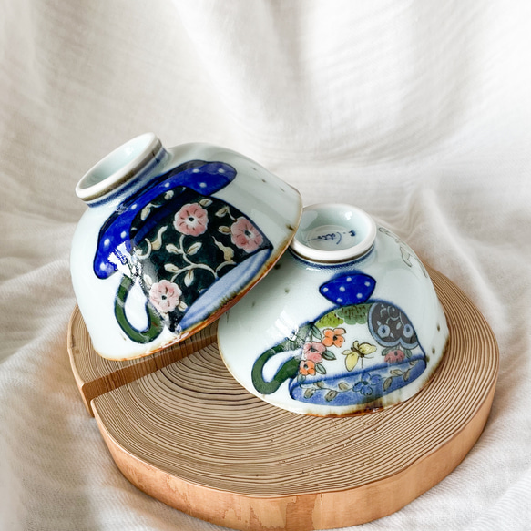 couple rice bowls. holiday season discount price 茶碗・めし碗 chico LOTTO 通販