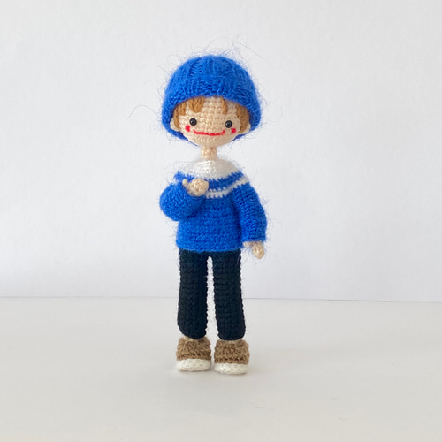 あみぐるみ　男の子 あみぐるみ男の子(sold out)の通販 by ひまわり's shop｜ラクマ