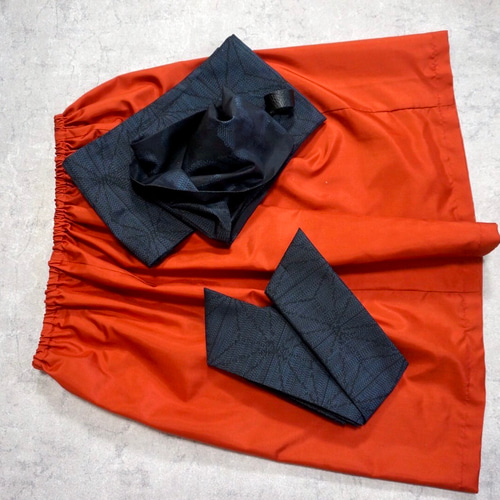 着物リメイクセットアップ & スヌード 〜四季で心地良い上質