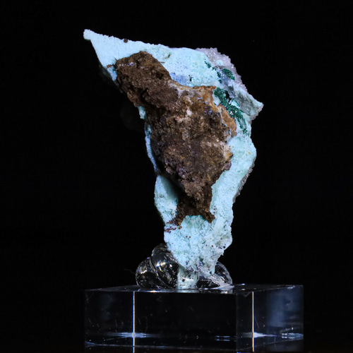 天然 クリソコラ&ドゥルージークォーツ ☆超和むアブルーの銀