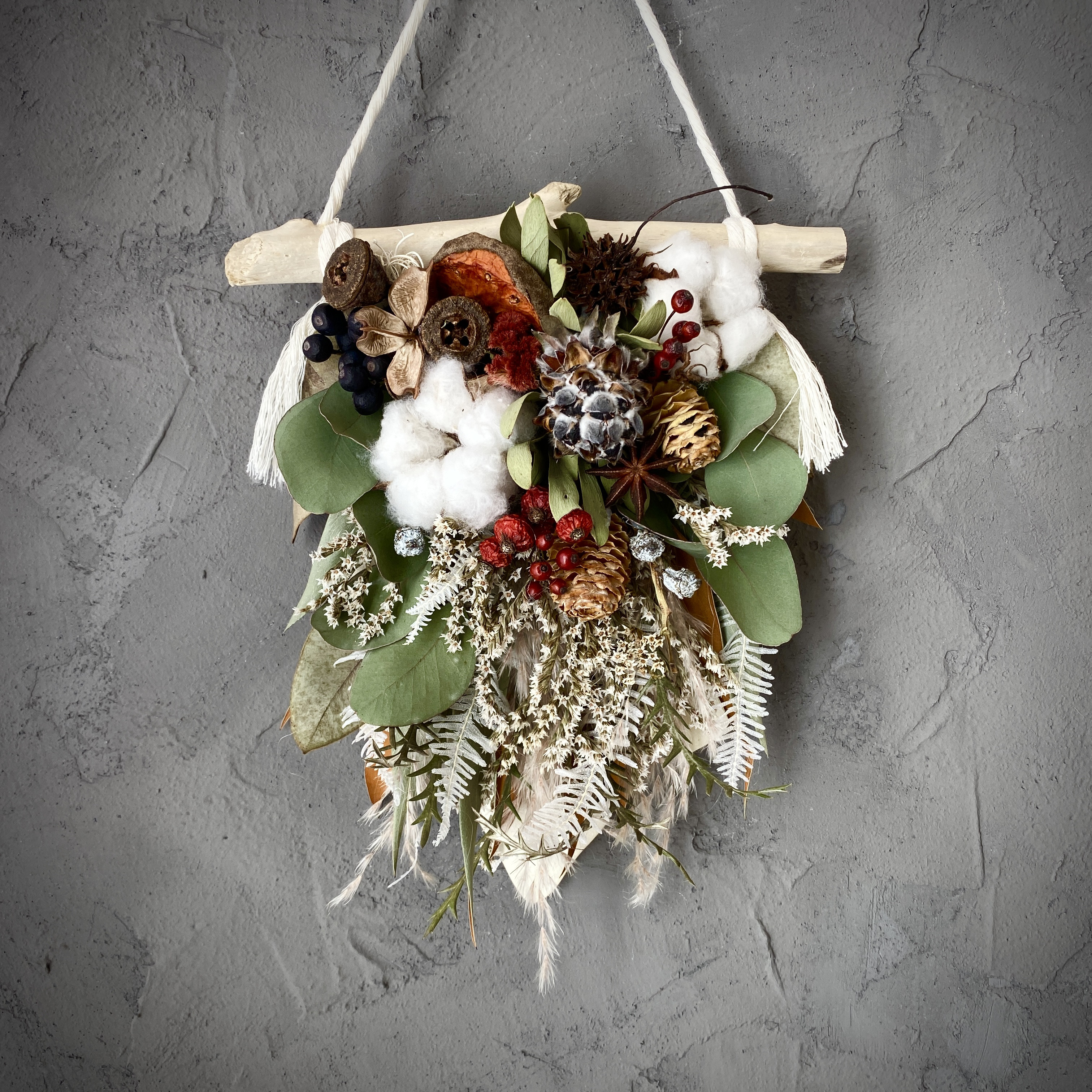 ドライフラワータペストリー ドライフラワー タペストリー | BIRDIE botanical design