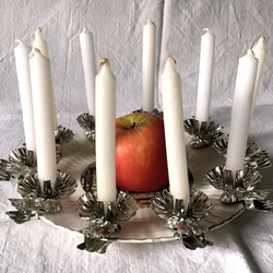 フランスの古い燭台 キャンドルホルダー 蝋燭立て アンティーク