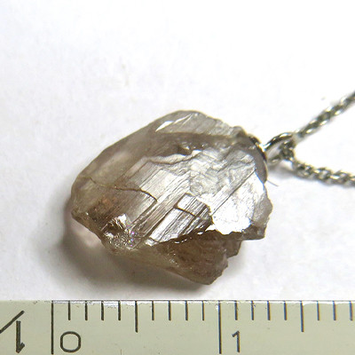 アキシナイト 原石 ネックレス レアストーン 天然石 ペンダント シルバー ギフト プレゼント gn438