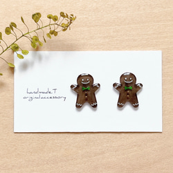 ジンジャーブレッドマン ピアス ピアス（スタッド・一粒） トト 通販