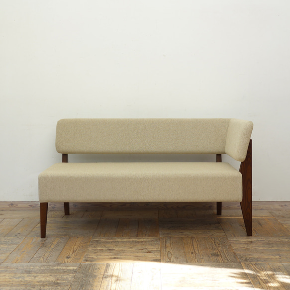 2.5s Standard sofa-L (左)（BR×ANキャメル）※サイズ変更W1433 H770 SH430 3枚目の画像