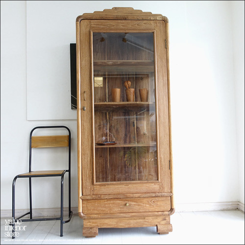 アンティーク飾り棚・引き取り限定 アンティーク家具キャビネット食器棚ショーケース陳列棚お引き取り限定