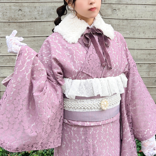 フリル帯揚げ レースフリル帯揚げ 浴衣 着物 振袖 和装 卒業式 卒業袴