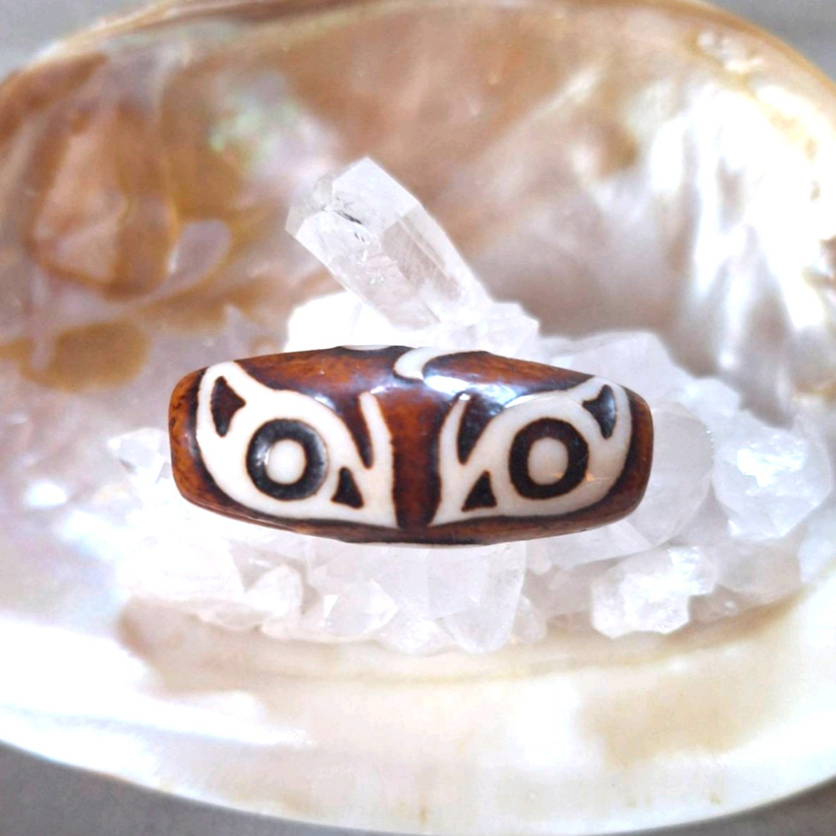 早い者勝ち特別価格‼️希少天珠さん‼️ 上肯天珠  龍眼如意宝珠天珠‼️希少エンペラーアイズ 天珠さん 単品