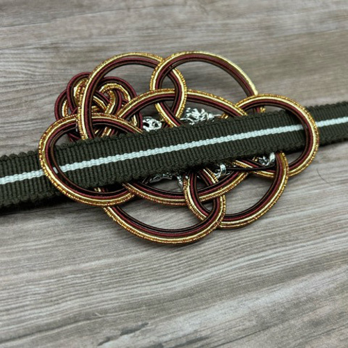 【目玉商品】2805半幅帯＆龍の帯留め・帯締め（未使用）和装小物 水引細工 目玉商品】2549半幅帯＆龍の帯留め・絹帯締め 和装小物 縁起物