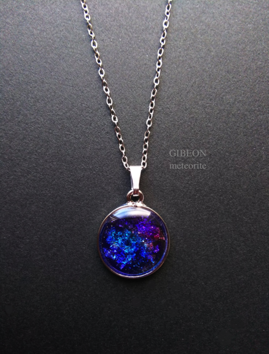 ギベオン　隕石　銀河のネックレス　ステンレス