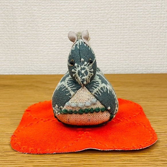 ★ラスト再販★⚮̈ミナペルホネン ハンドメイド⚮̈辰のお飾り 干支 置物 anemone／tarte 6枚目の画像