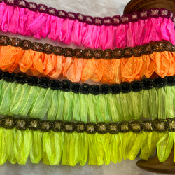 【50cm起】RCP-01401 蕾絲花邊絲帶 絲帶材質 流蘇 蕾絲材質 編織帶 第1張的照片